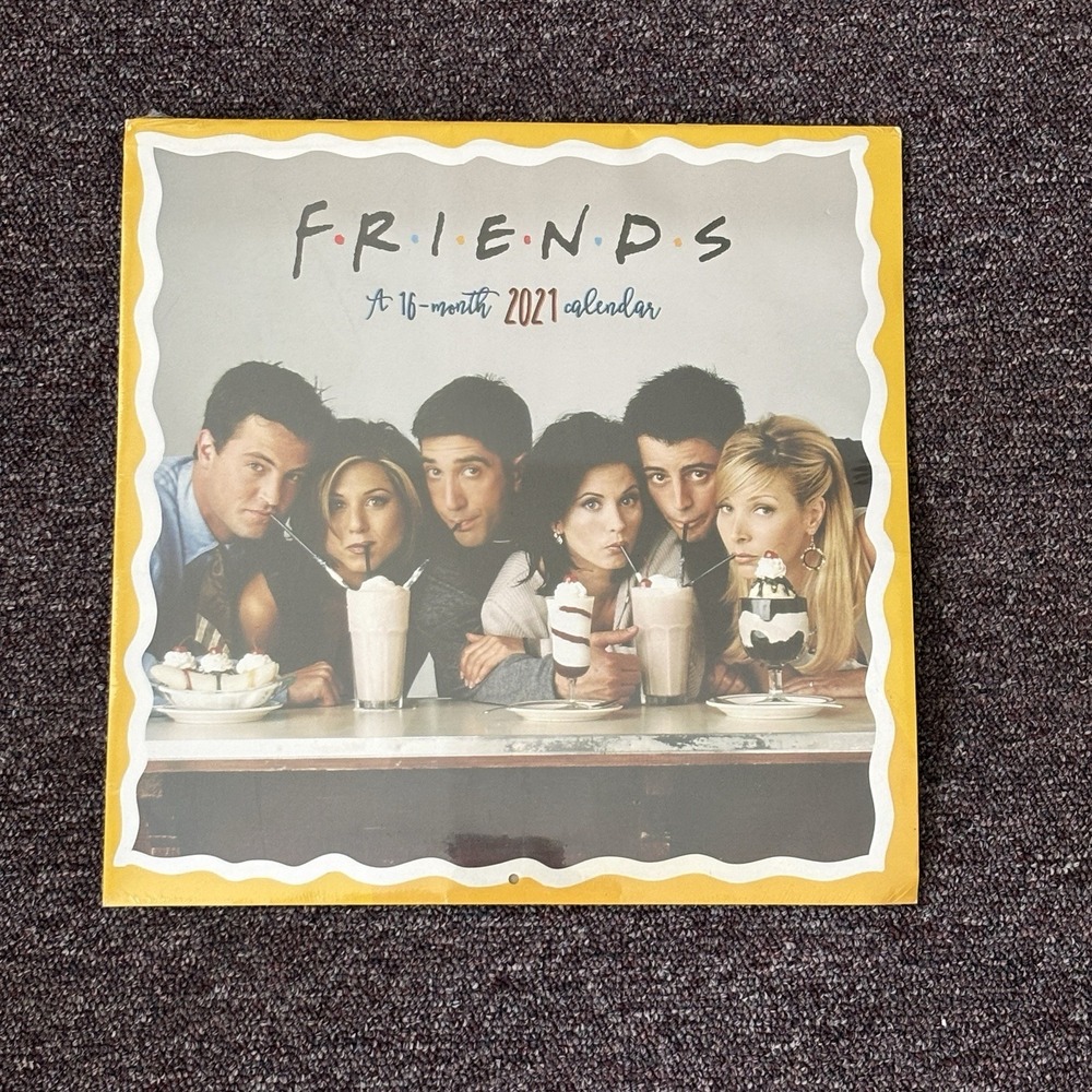 Friends TV Show 2021 Wall Calendar.  New.  Never Opened. Collectible.  Americana